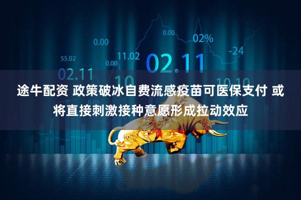 途牛配资 政策破冰自费流感疫苗可医保支付 或将直接刺激接种意愿形成拉动效应