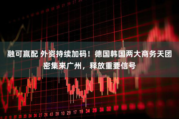 融可赢配 外资持续加码！德国韩国两大商务天团密集来广州，释放重要信号