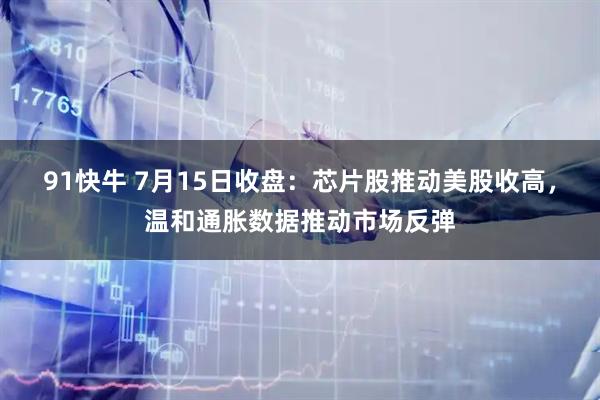 91快牛 7月15日收盘：芯片股推动美股收高，温和通胀数据推动市场反弹